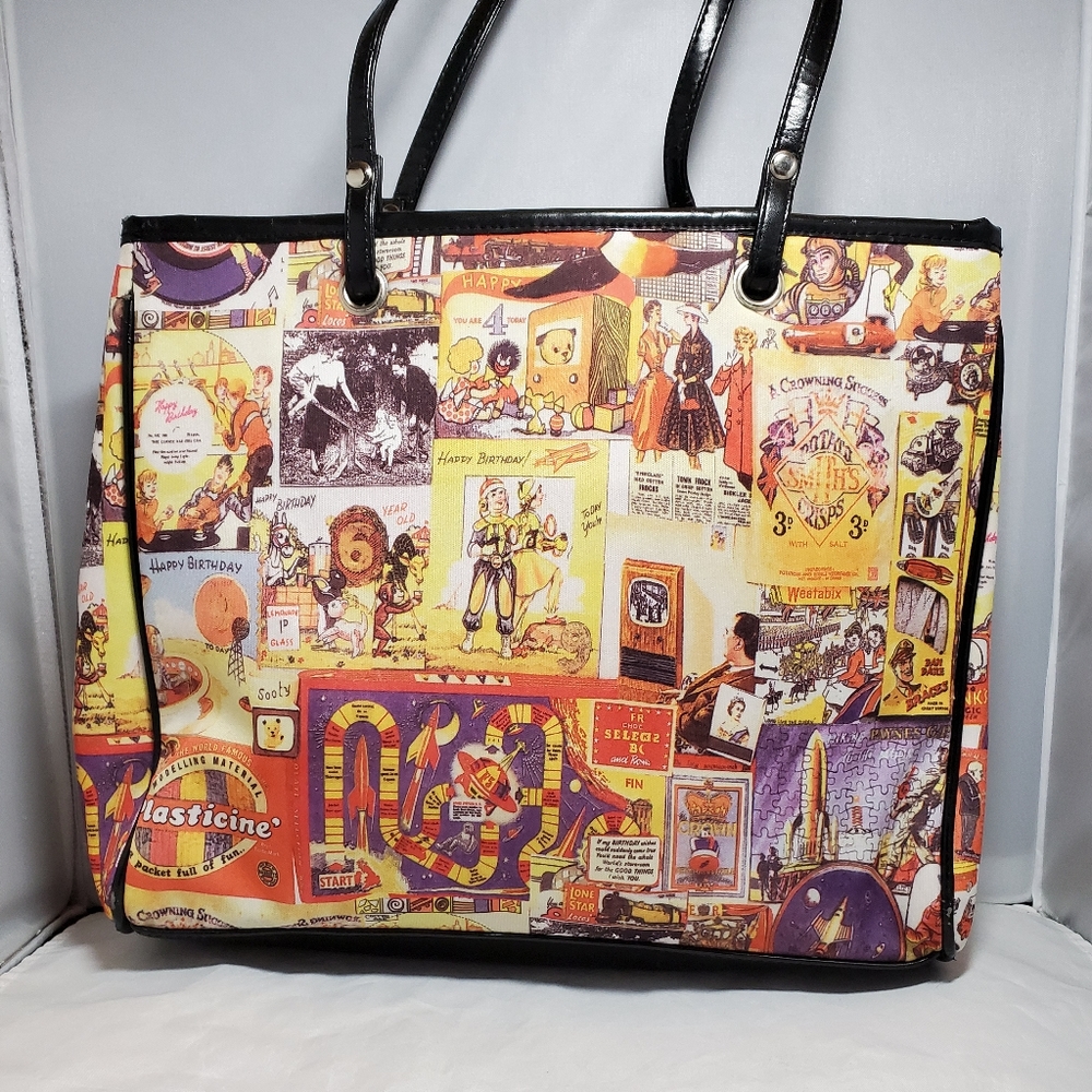 Colorful Ermo Top Handle Purse